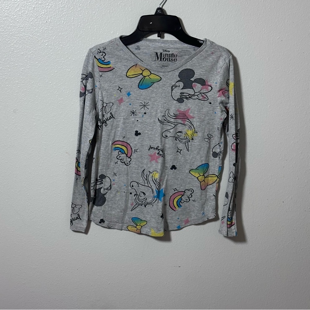 Disney Minnie Mouse Girl Kids Long Sleeve Shirt‎ Size L(10/12)